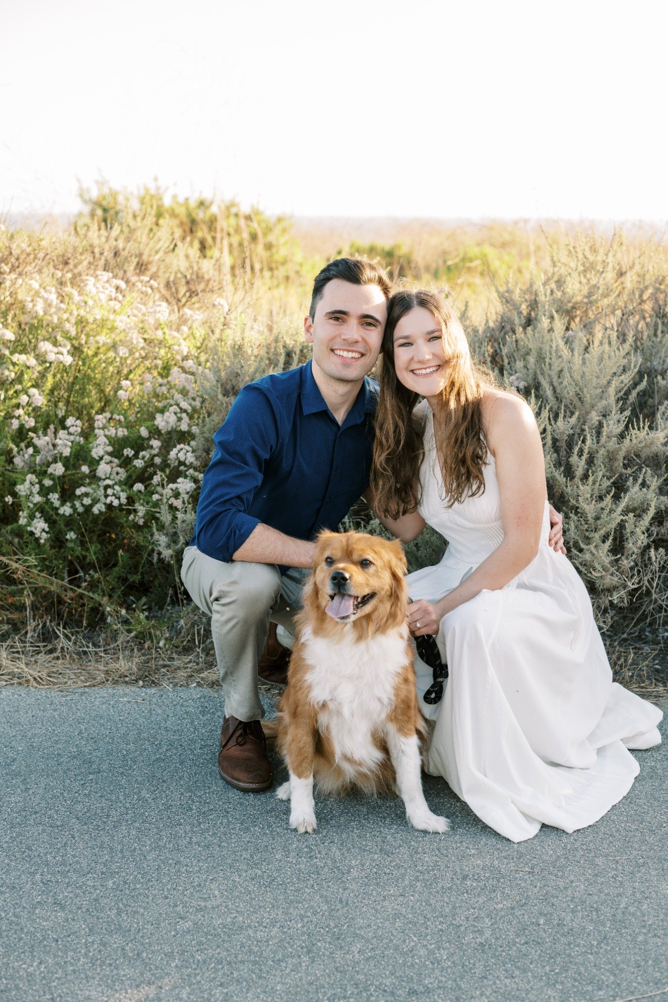 Molly and Nick with their dog Dani